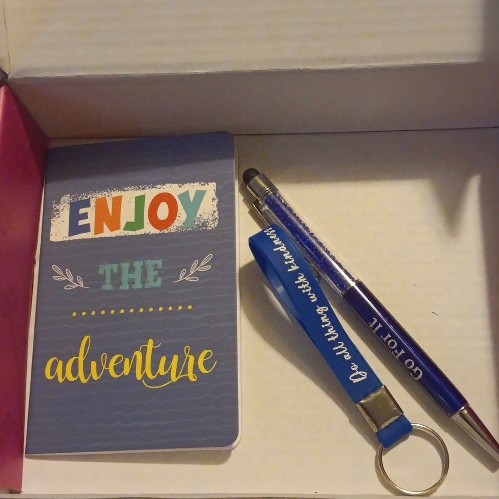 Notebook, Pen & Keychain Set